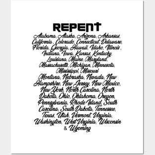 Repent America! Posters and Art